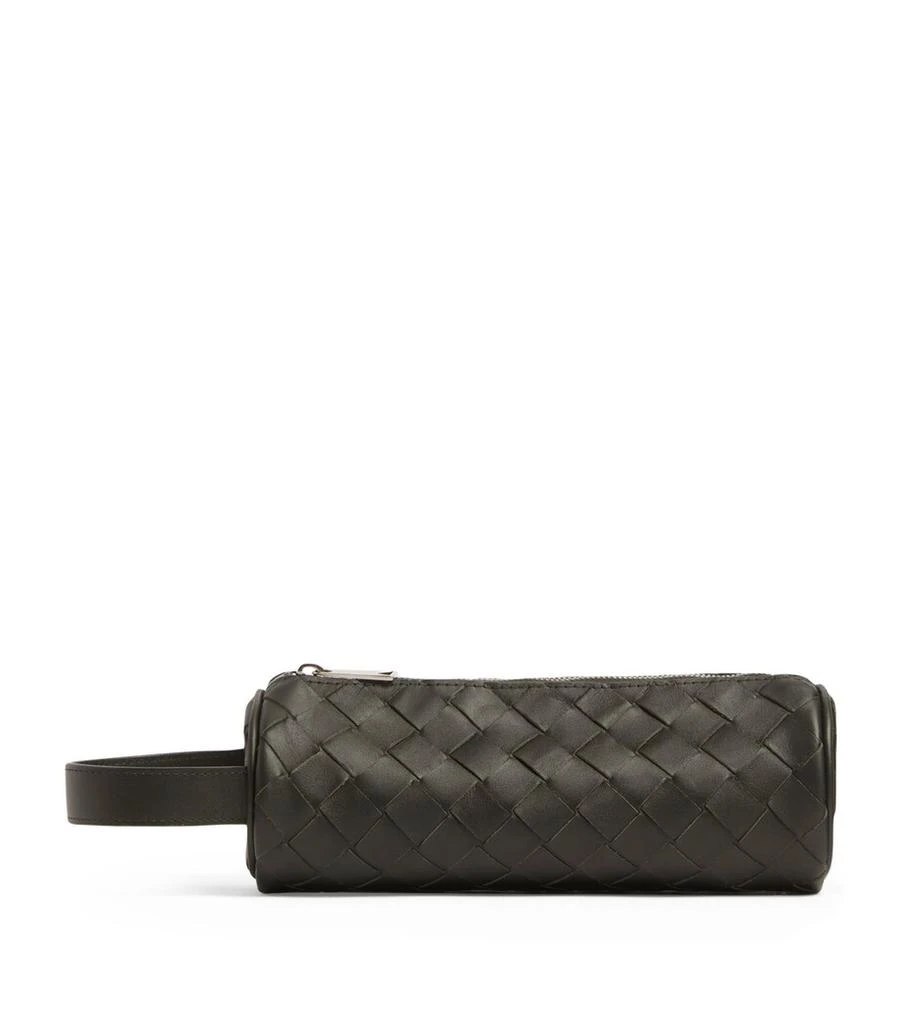 Bottega Veneta Leather Intrecciato Pencil Case 1