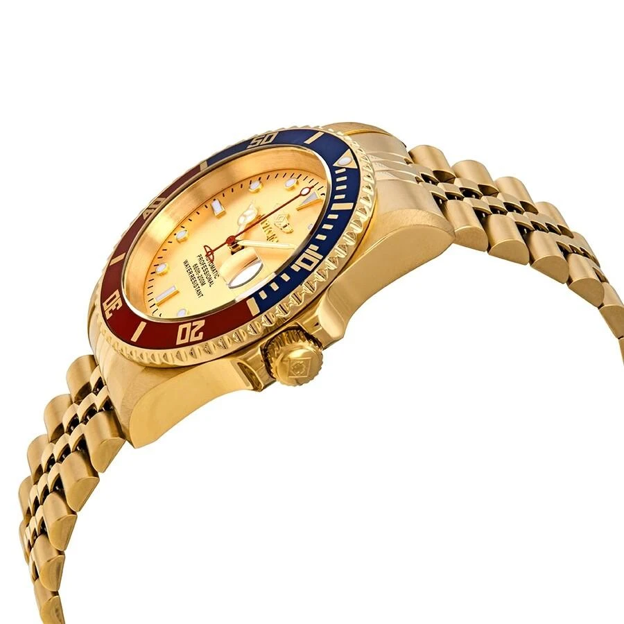Invicta Pro Diver Pepsi Bezel Automatic Gold Dial Men's Watch 29183 2
