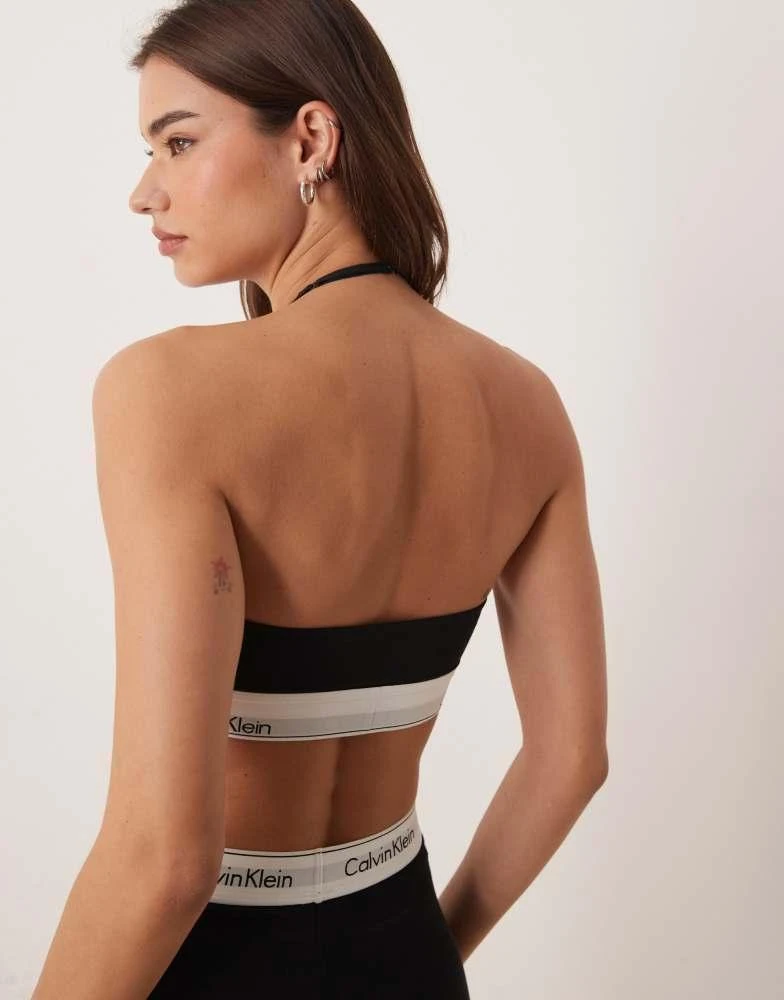 Calvin Klein Calvin Klein Icon Cotton Modal unlined bralette in black 3