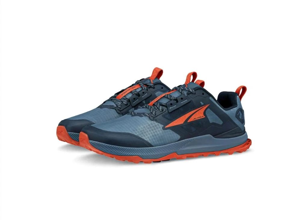 Altra Men's Lone Peak 8 Trail Running Shoes In Blue/orange 1