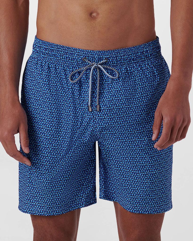 Bugatchi Men's Cosmo Abstract Swim Trunks