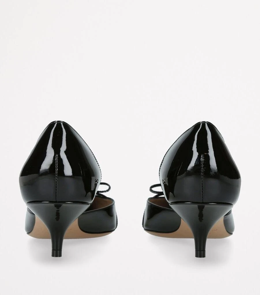 Salvatore Ferragamo Patent Leather Gyoia Dorsay Pumps 40 2