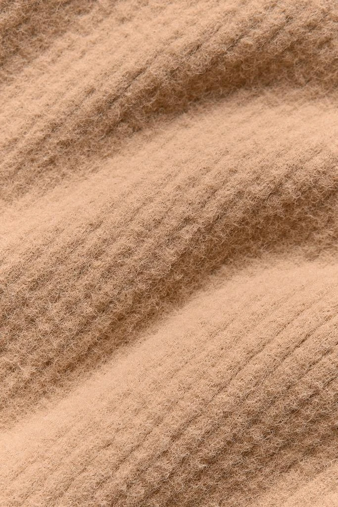 Alo Snuggle Up Sweater High-Waist Wide Leg Pant - Toasted Almond 6