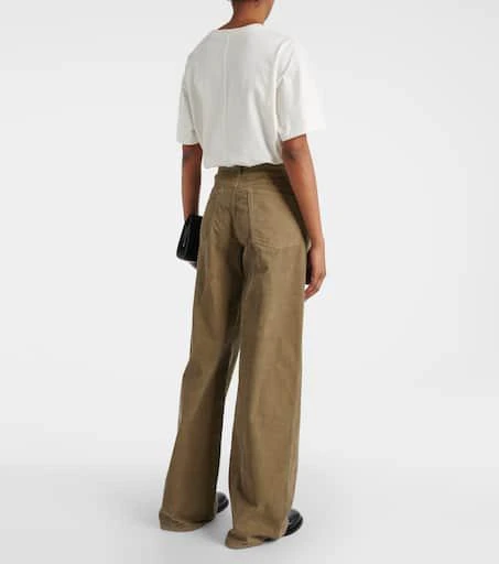 The Row Eglitta cotton corduroy wide-leg pants 3