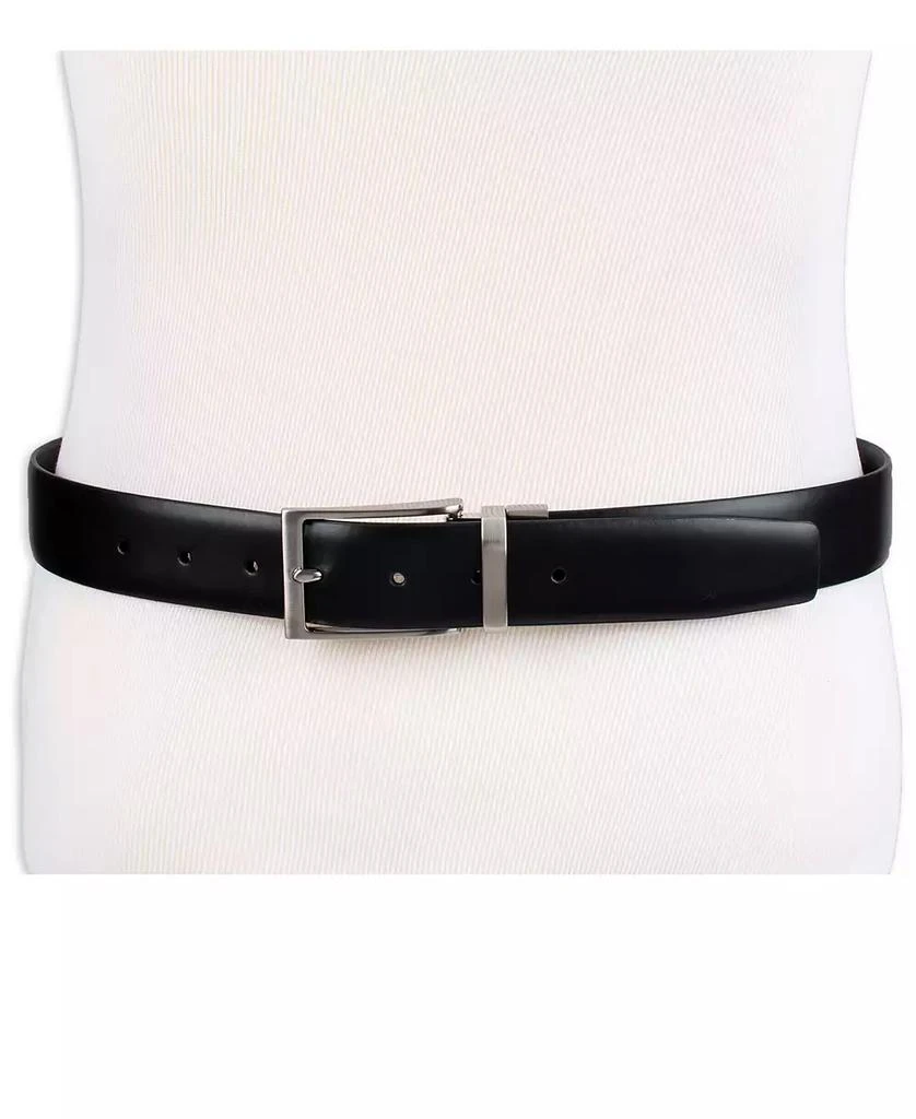 Calvin Klein Men’s Two-In-One Feather Edge Reversible Dress Belt 6