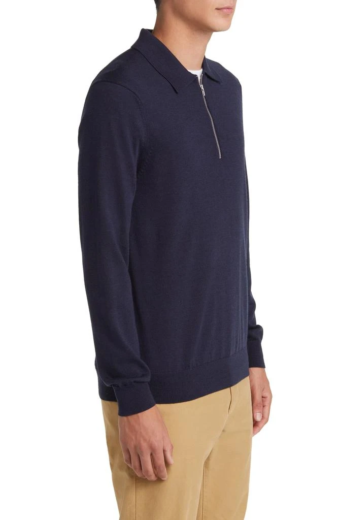 NN07 Quarter Zip Wool Polo Sweater 3