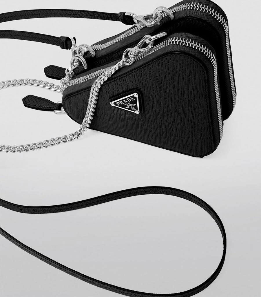 Prada Mini Saffiano Leather Cross-Body Bag 8