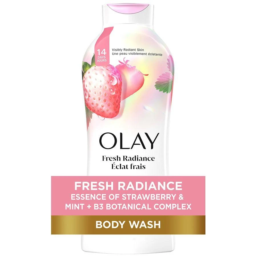 Olay Fresh Outlast Body Wash White Strawberry & Mint 1