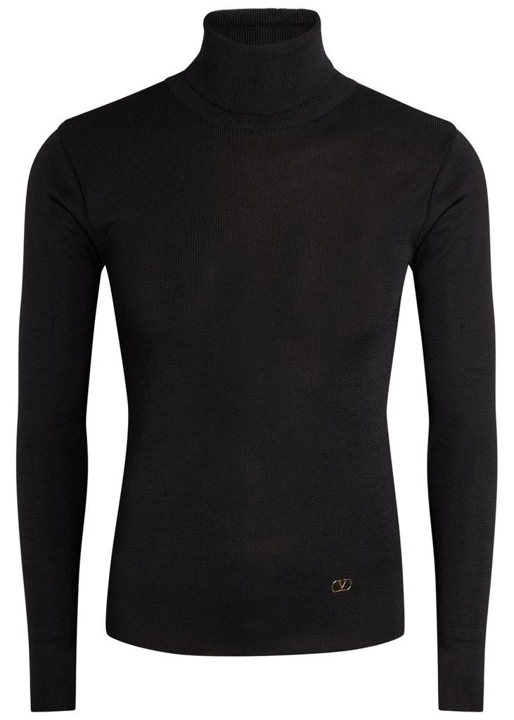 Valentino VLogo roll-neck jumper 1