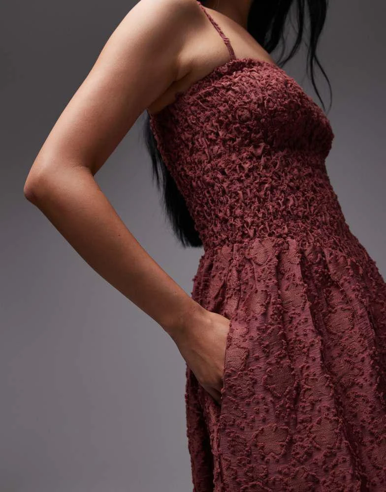 chinese dress ladies Lace Sleeve Cup Detail Midi Dress