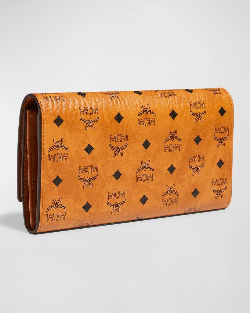 MCM Color Visetos Large Tri-Fold Wallet 5
