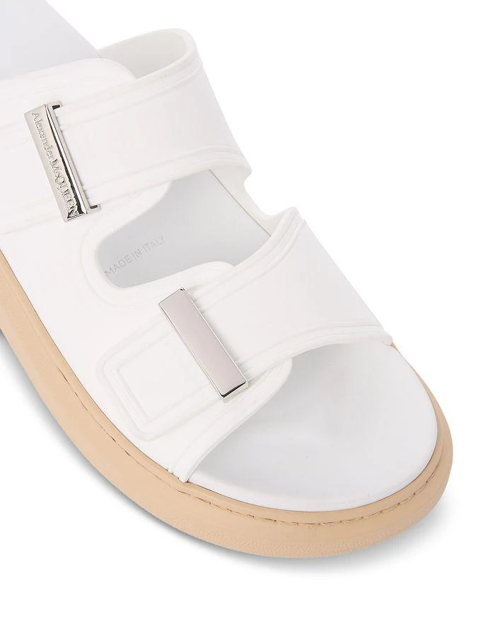 Alexander McQueen Women's Buckled Slide Sandals 6