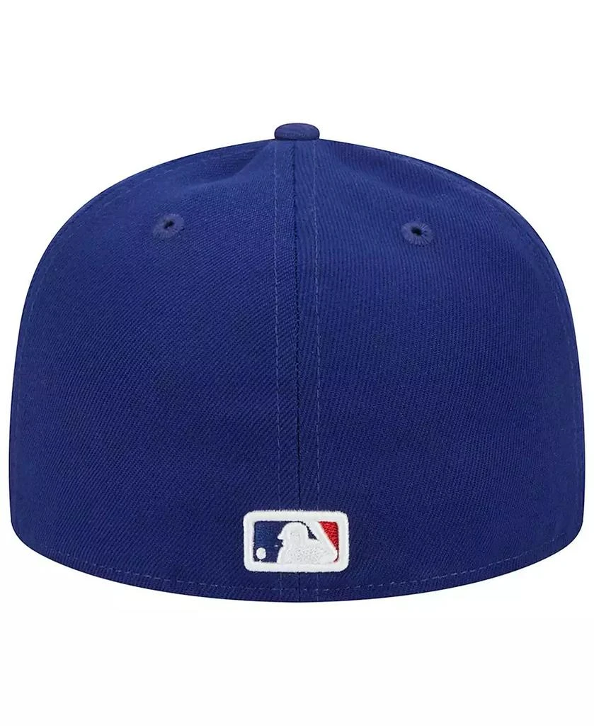 New Era Men's Royal Los Angeles Dodgers Alternate Logo 2020 World Series Team Color 59FIFTY Fitted Hat 4