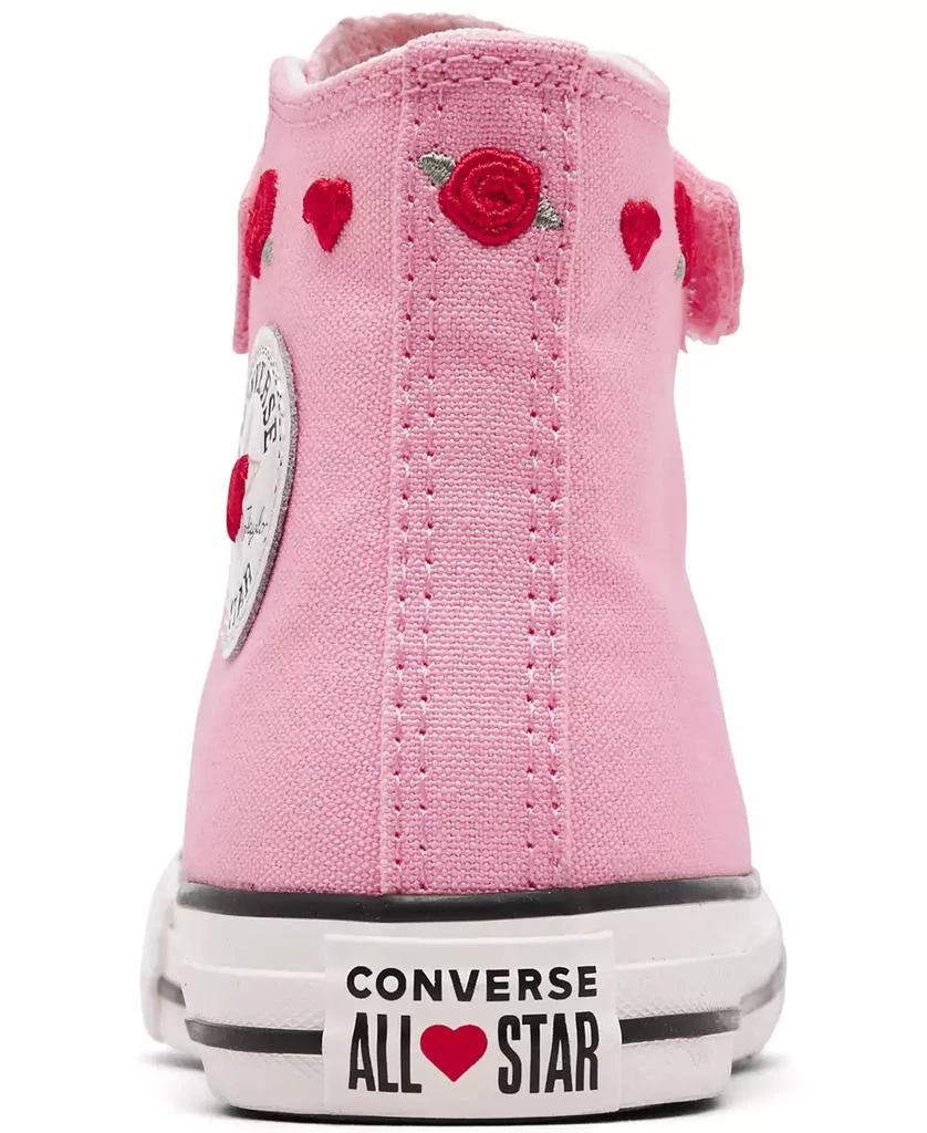 Converse Little Girls' Chuck Taylor All Star Valentine's Day High Top Casual Sneakers from Finish Line 4