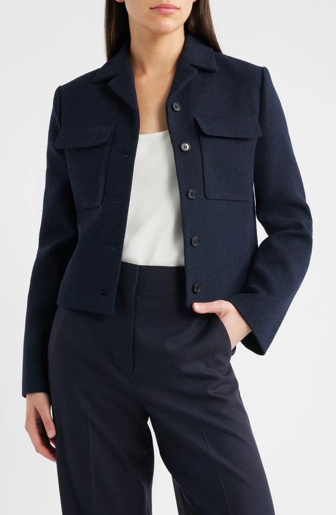 Theory Crop Utility Jacket