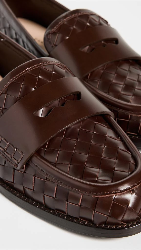 Loeffler Randall Rachel Woven Leather Loafers 4