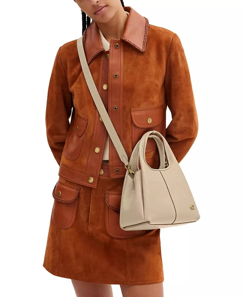 Coach Lana Small Polished Pebble Leather Shoulder Bag 23 2