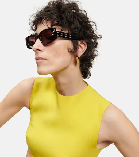 Valentino V-Cinque rectangular sunglasses 3