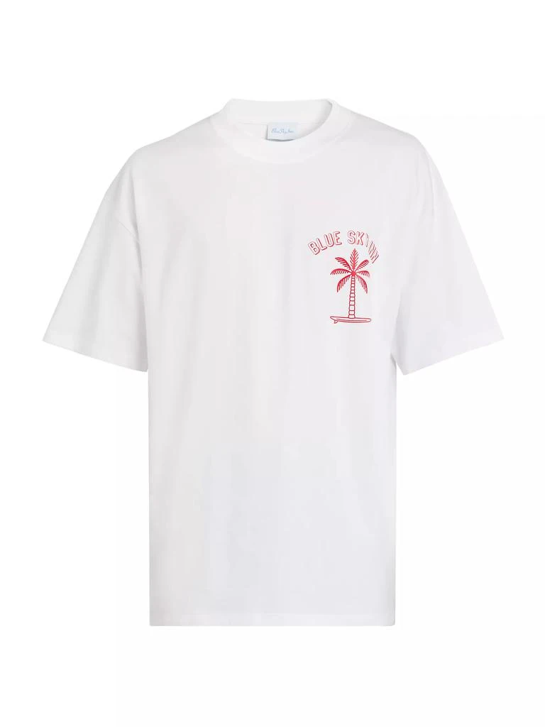 Blue Sky Inn Surf Palm Logo Cotton T-Shirt 1
