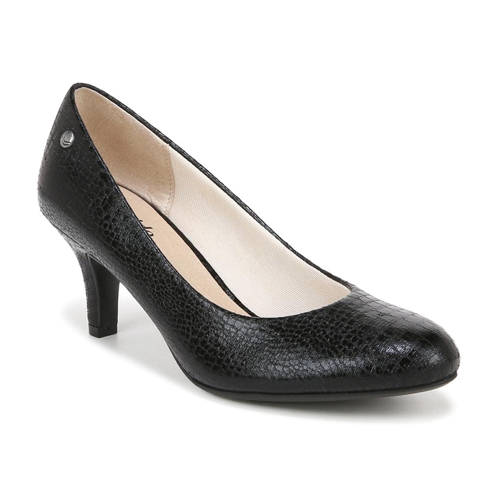 LifeStride Parigi Croc Round Toe Pumps