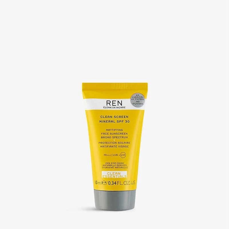 Ren REN - Clean Skincare SPF30 Mattifying Face Sunscreen (10ml) 1