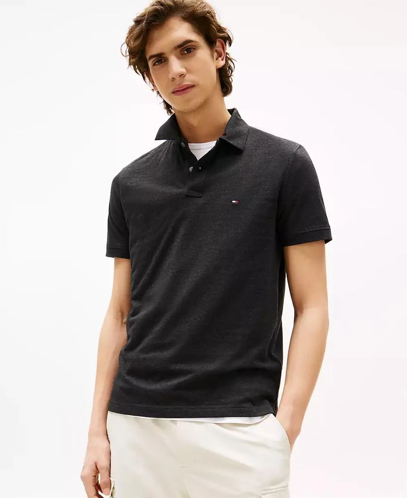 Tommy Hilfiger Men's Performance Heather Polo Shirt 1
