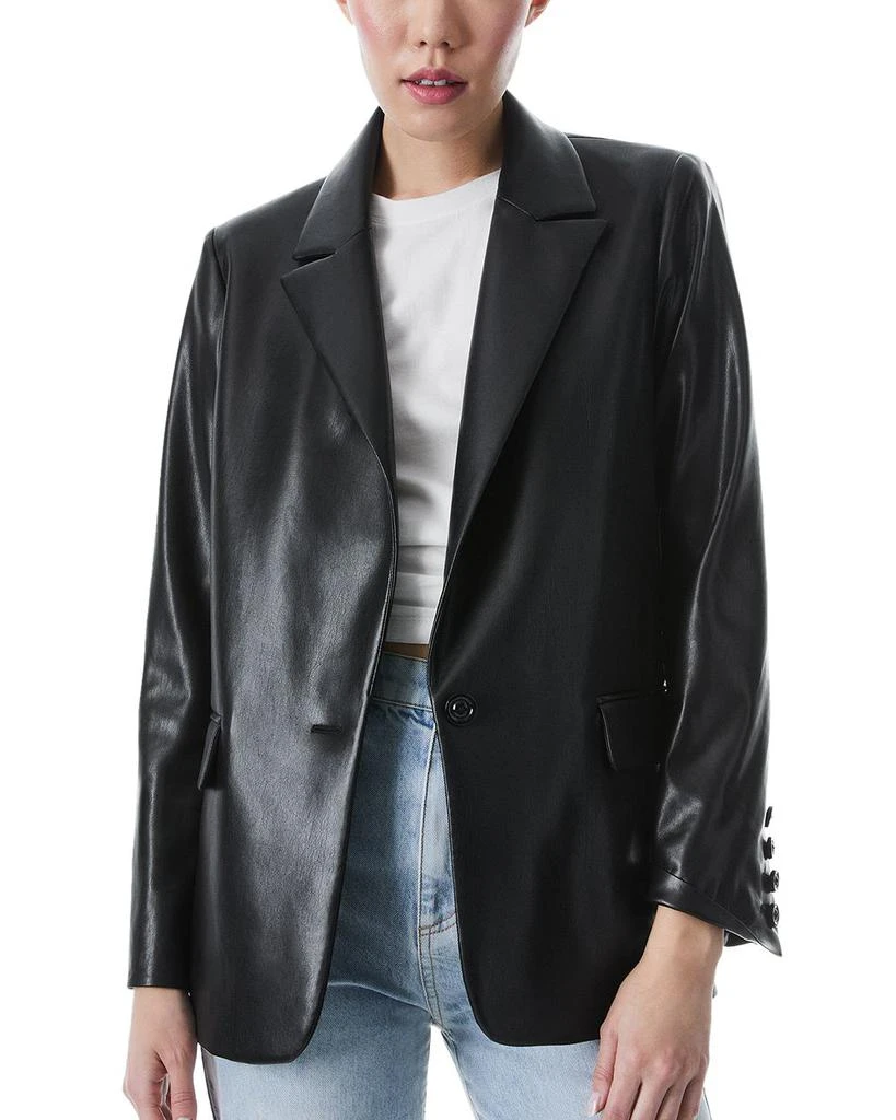 Alice + Olivia Denny Faux Leather Jacket 5
