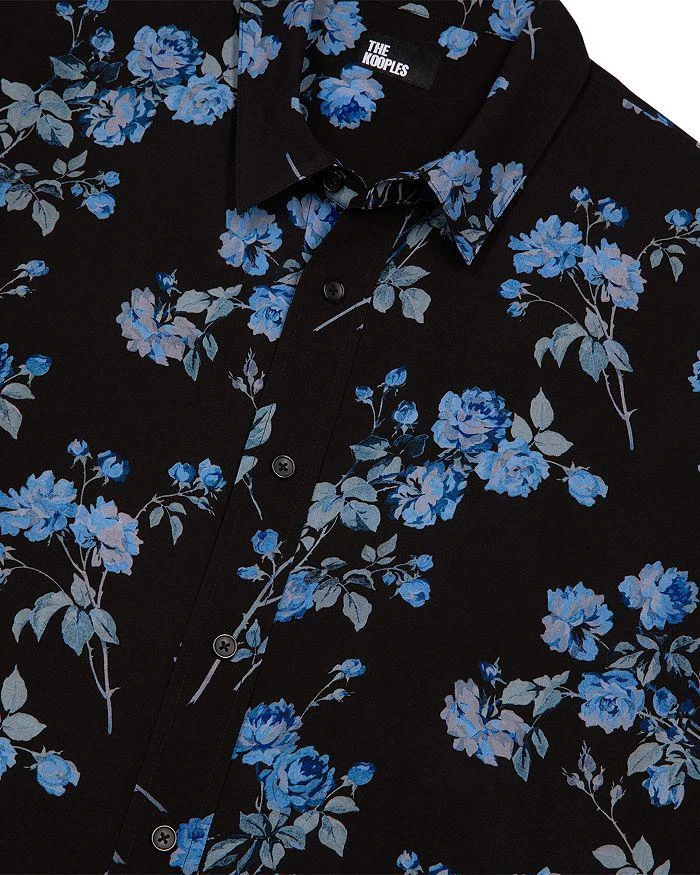 The Kooples Regular Fit Floral Print Short Sleeve Shirt 5