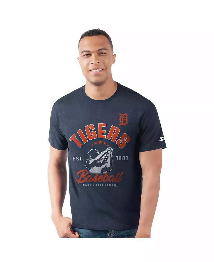 Starter Men's Navy Detroit Tigers Prime Time Batter T-Shirt