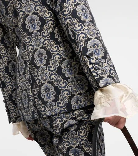 ETRO Single-breasted jacquard blazer 5