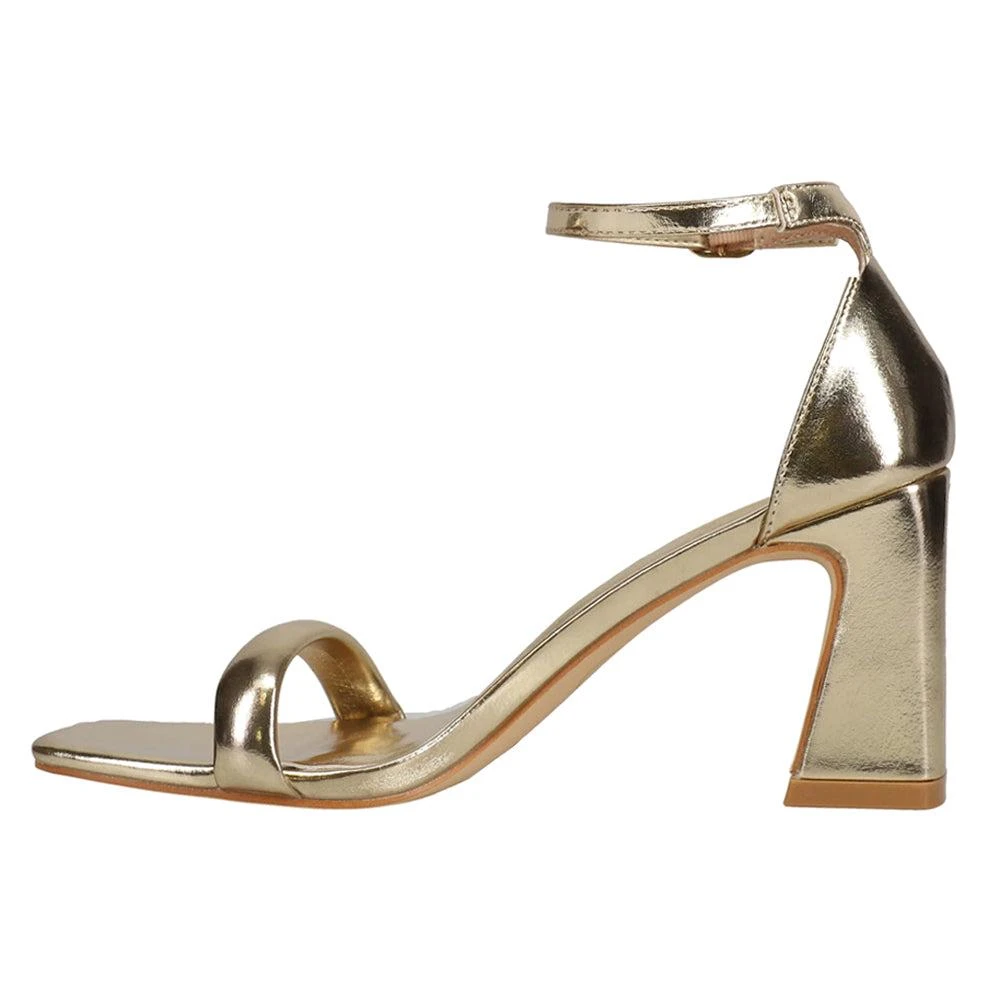 Chinese Laundry Velma Heel Metallic Block Heel Sandals 3