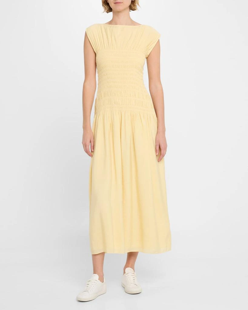 Rag & Bone Skye Smocked Drop-Waist Dress 2