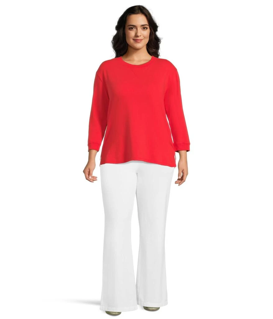 Mod-o-doc 3/4 Sleeve Hi-Lo Tunic with Side Slits 5