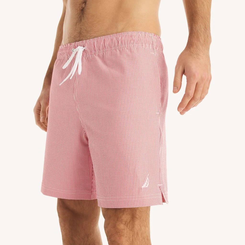 Nautica Mens 7" Seersucker Quick-Dry Swim 2