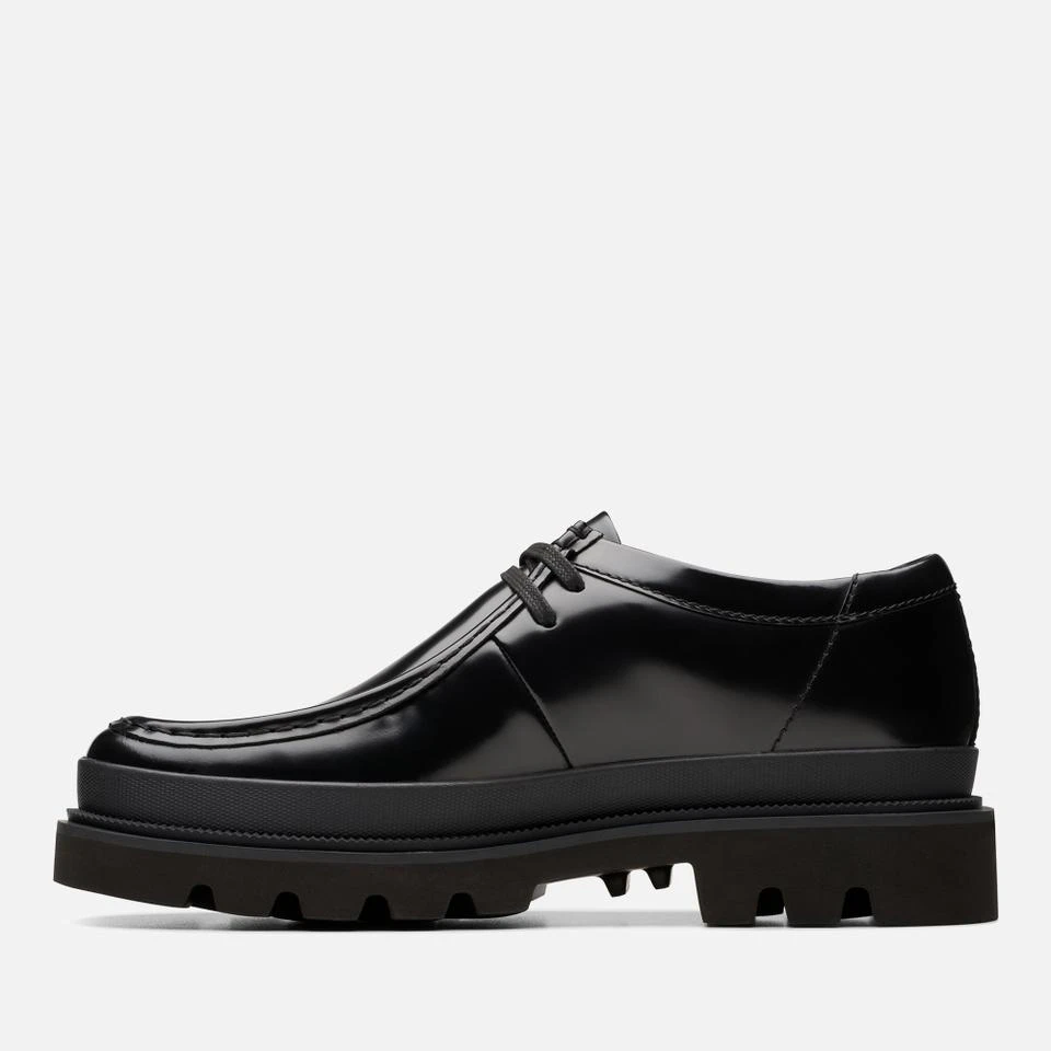 undefined CLARKS MEN'S BADELL SEAM HIGH-SHINE LEATHER SHOES 5