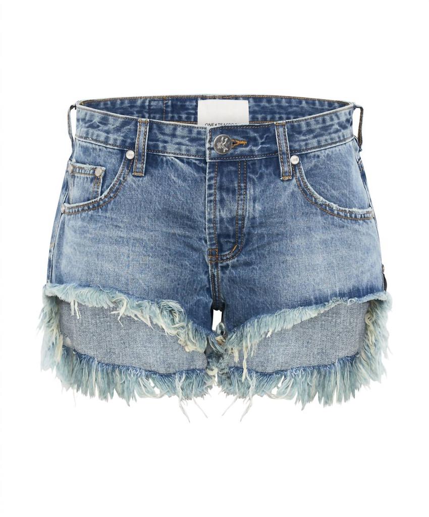 One Teaspoon One Teaspoon - Pacifica Bonitas Low Waist Denim Shorts