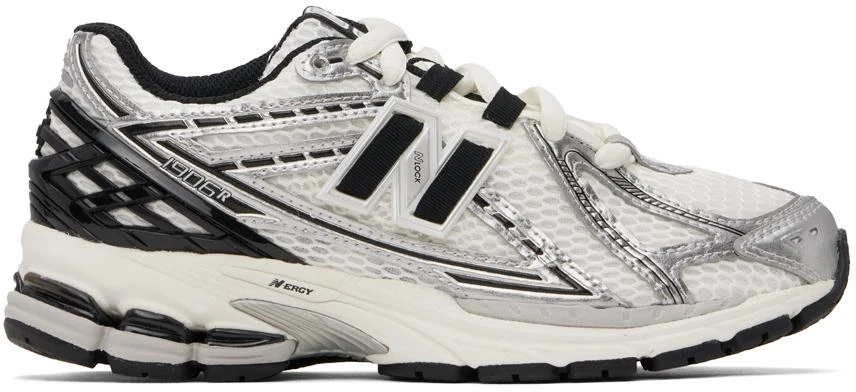 New Balance Silver & Black 1906R Sneakers 1