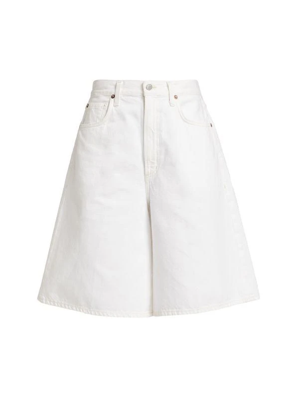 AGOLDE Nolan Cotton Flare Shorts 5
