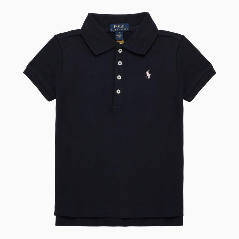 Polo Ralph Lauren Navy cotton polo shirt with logo