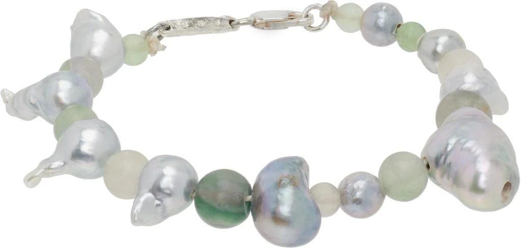 Pearls Before Swine Blue & Green Baroque Bracelet 1