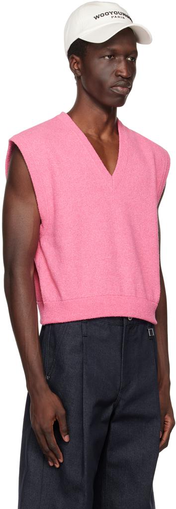 WOOYOUNGMI Pink V-Neck Vest