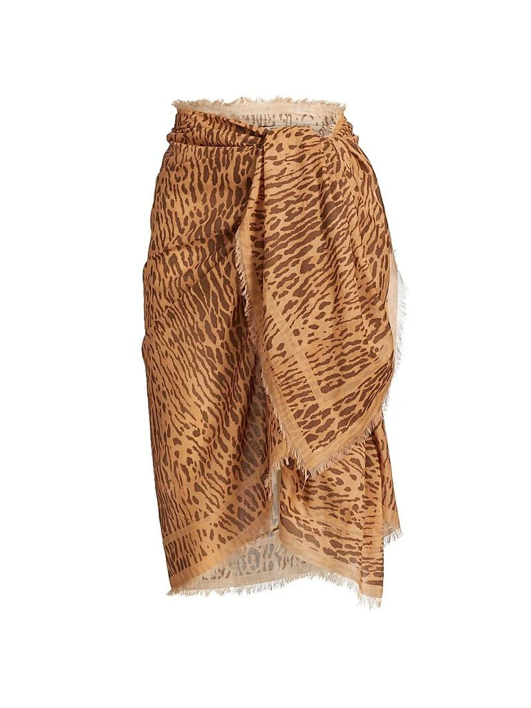 Zimmermann ​Printed Cotton Self-Tie Pareo