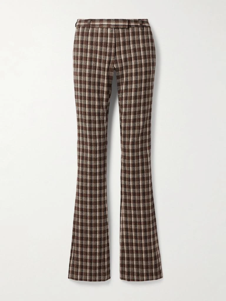 Acne Studios 格纹梭织喇叭裤 1