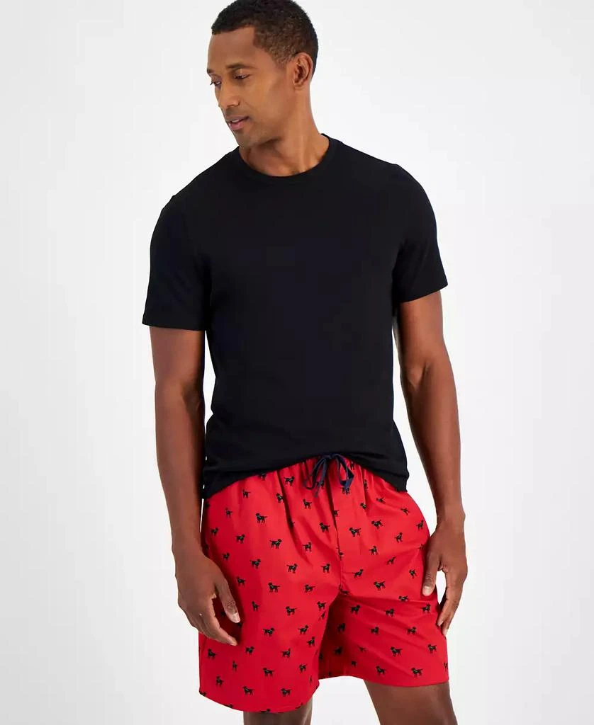 Club Room Men's Solid T-Shirt & Woven Plaid Boxer Set, Created for Macys 4