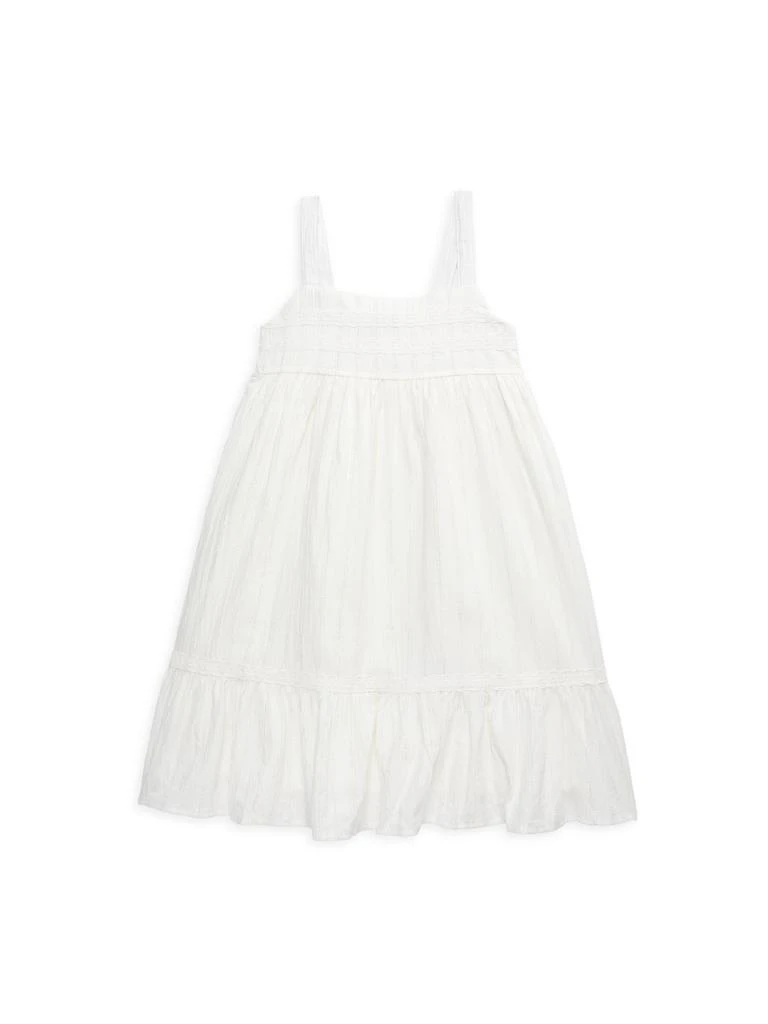 Calvin Klein Baby Girl
s
Little Girl
s Cotton-Blend Dress