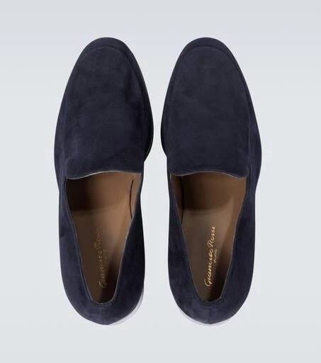 Gianvito Rossi Marcello suede loafers 4