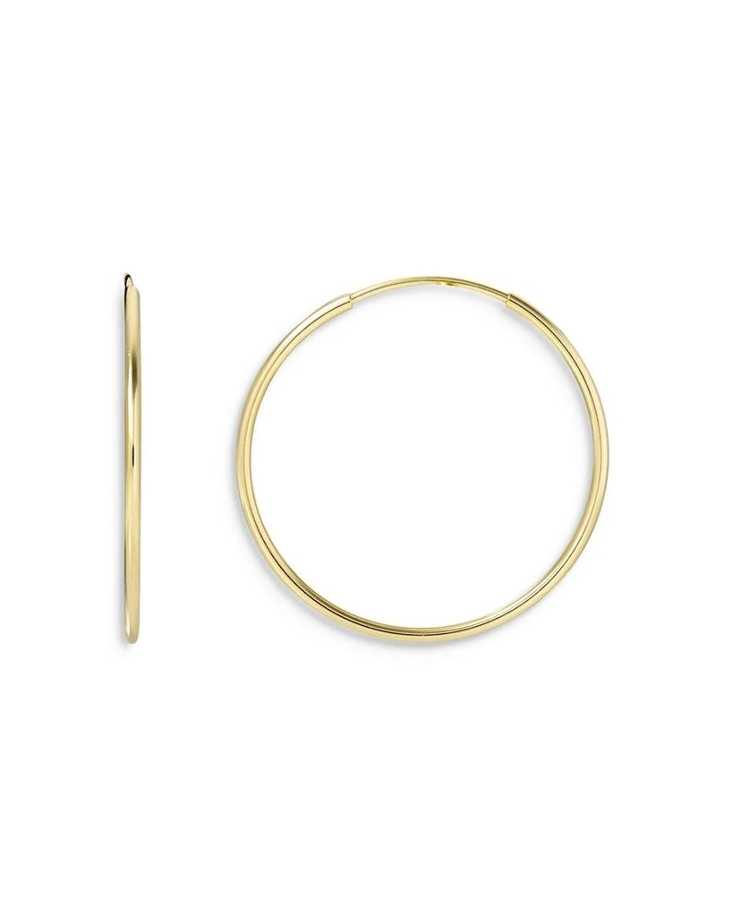 Zoe Lev 14K Yellow Gold Medium Thread Hoop Earrings 1