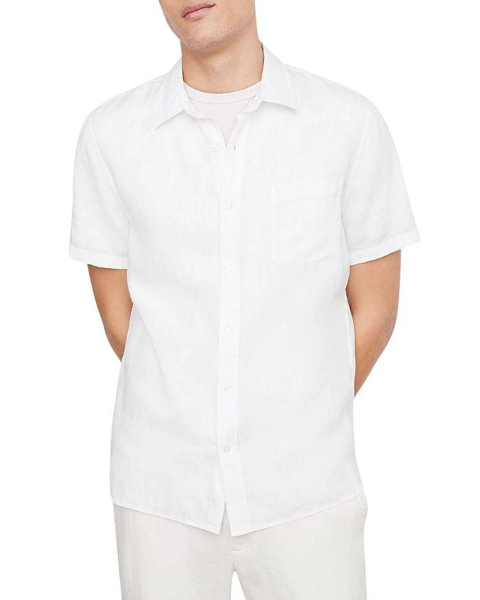 Vince Short Sleeve Linen Shirt 1