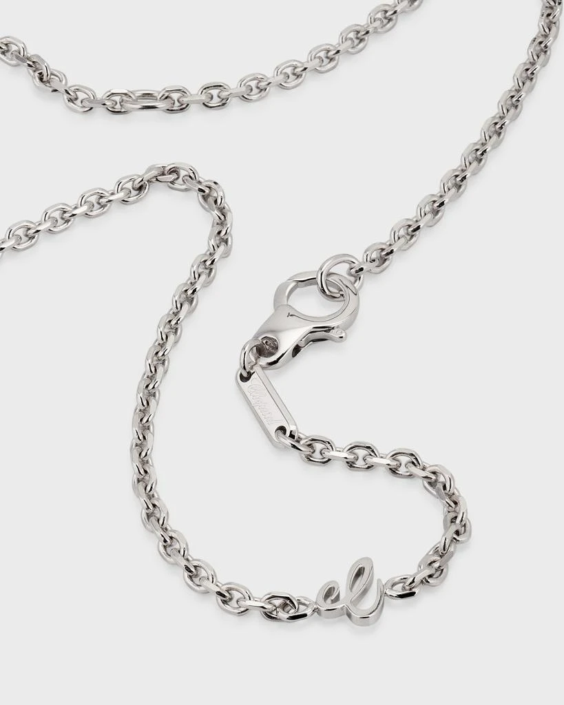 Chopard Ice Cube 18K White Gold Pendant Necklace 4