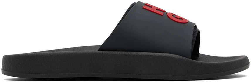 Hugo Boss Black Logo-Branded Slides 1